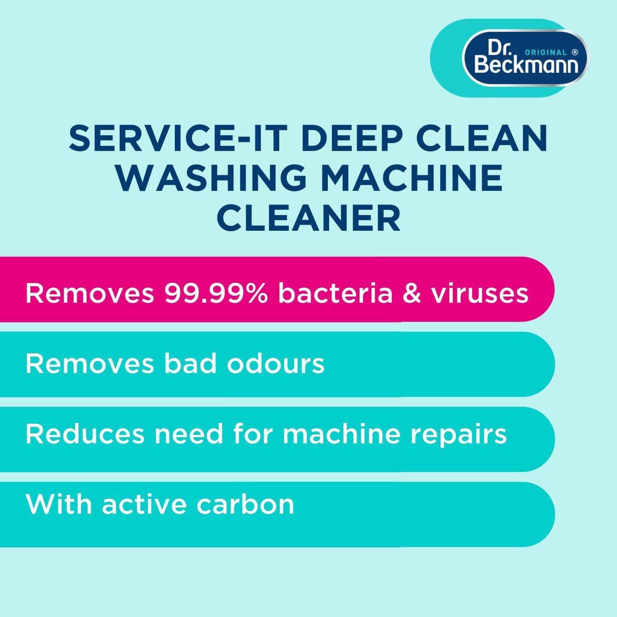 Dr. Beckmann Service-it Deep Clean Washing Machine Cleaner — 250g