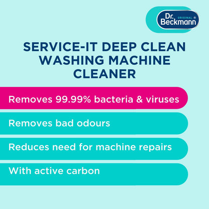 Dr. Beckmann Service-it Deep Clean Washing Machine Cleaner — 250g