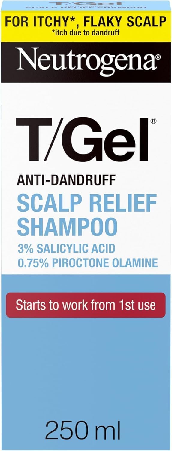 Neutrogena T/Gel Scalp Relief Anti-Dandruff Shampoo – 250ml with 3% salicylic acid
