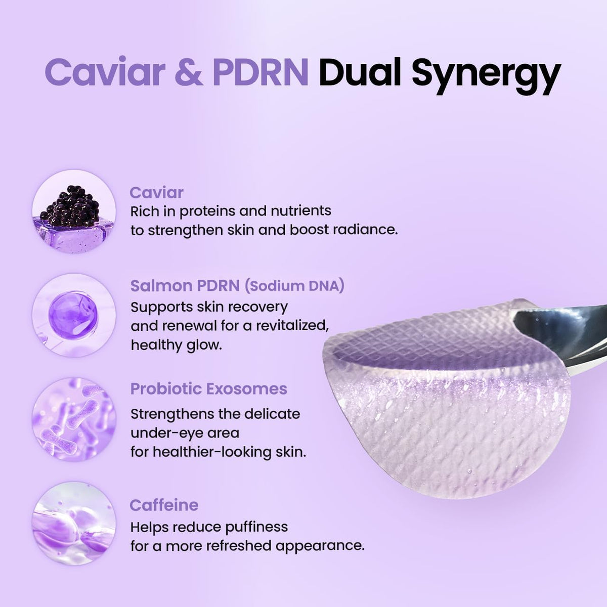 BIODANCE Caviar PDRN Hydrogel Under Eye Patches. 60 Counts