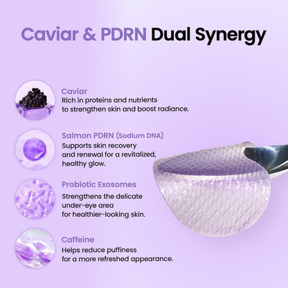 BIODANCE Caviar PDRN Hydrogel Under Eye Patches. 60 Counts