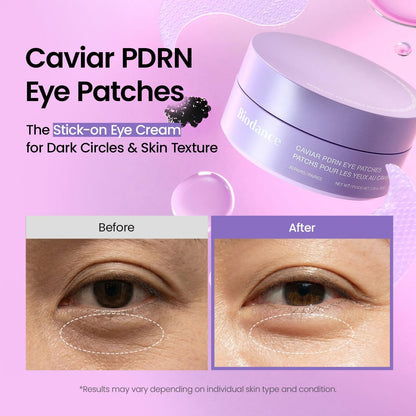 BIODANCE Caviar PDRN Hydrogel Under Eye Patches. 60 Counts