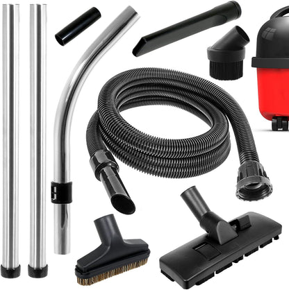 SPARES2GO Tool Brush Kit for Numatic Henry & Hetty Vacuum Cleaners – 2.5m
