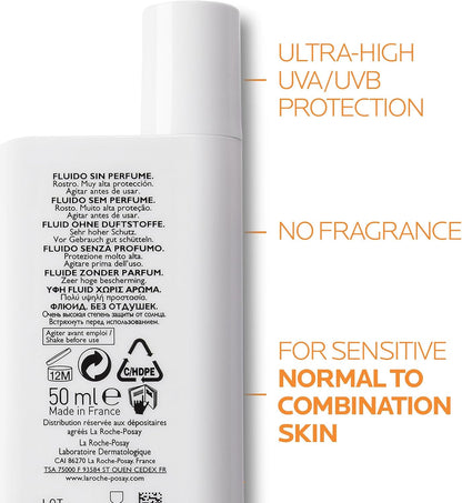 La Roche-Posay Anthelios UVmune 400 Invisible Fluid SPF50+ 50ml