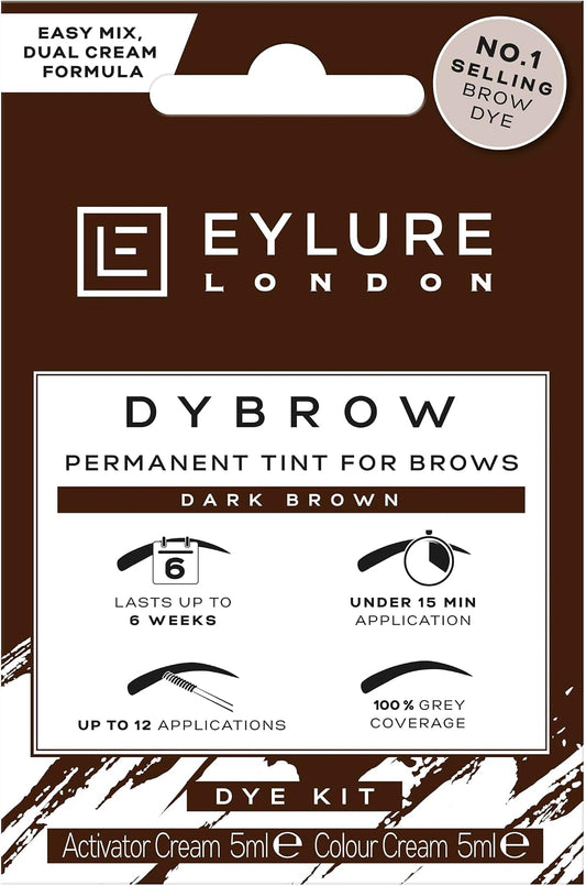 Eylure DYBROW Eyebrow Dye Kit, Dark Brown,Eylure DYBROW Eyebrow Dye Kit, Dark Brown