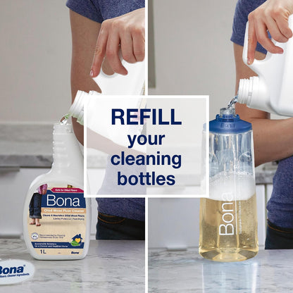 Bona Cleaner Refill for Oiled Floors – 2.5L: