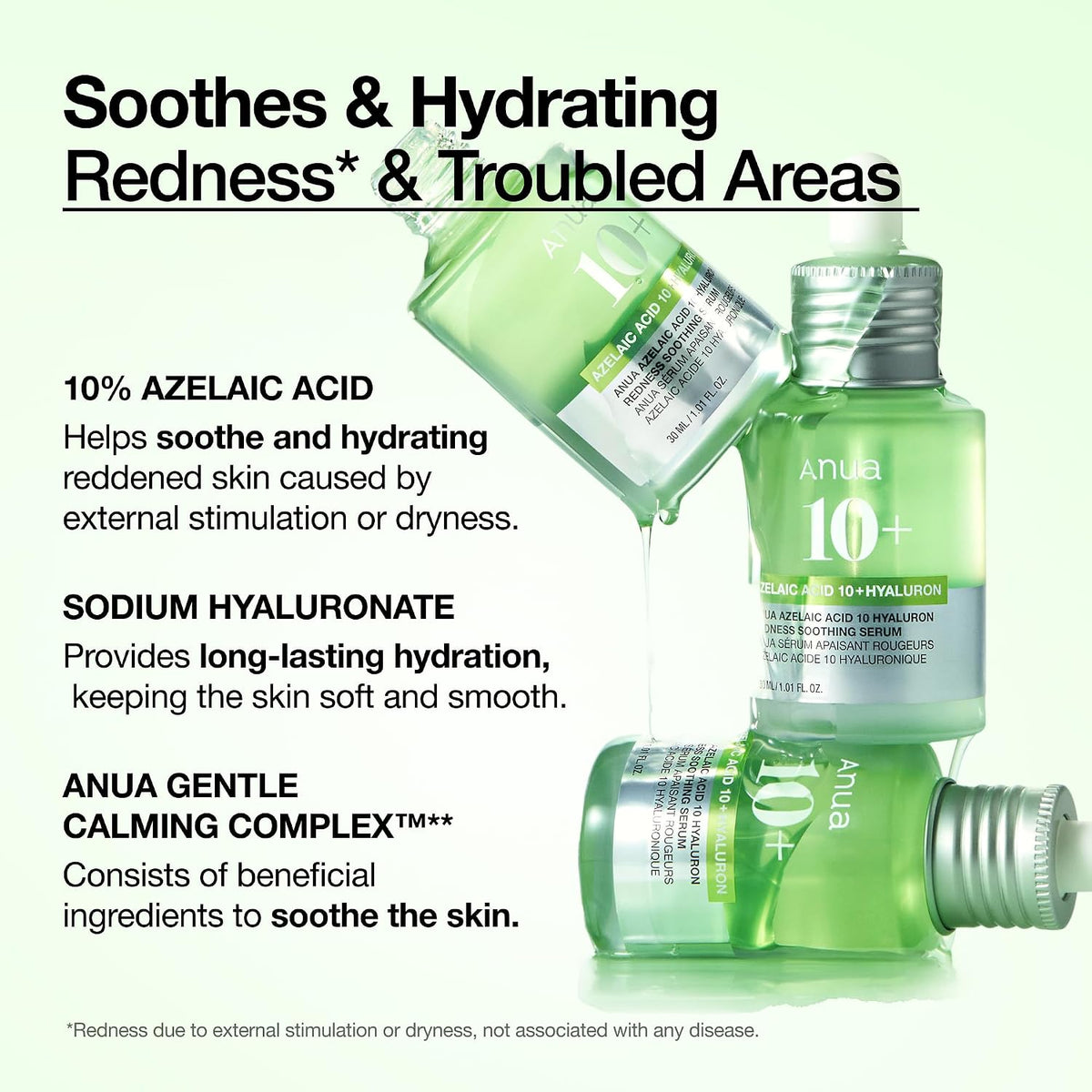 Anua Azelaic Acid 10 Hyaluron Redness Soothing Serum