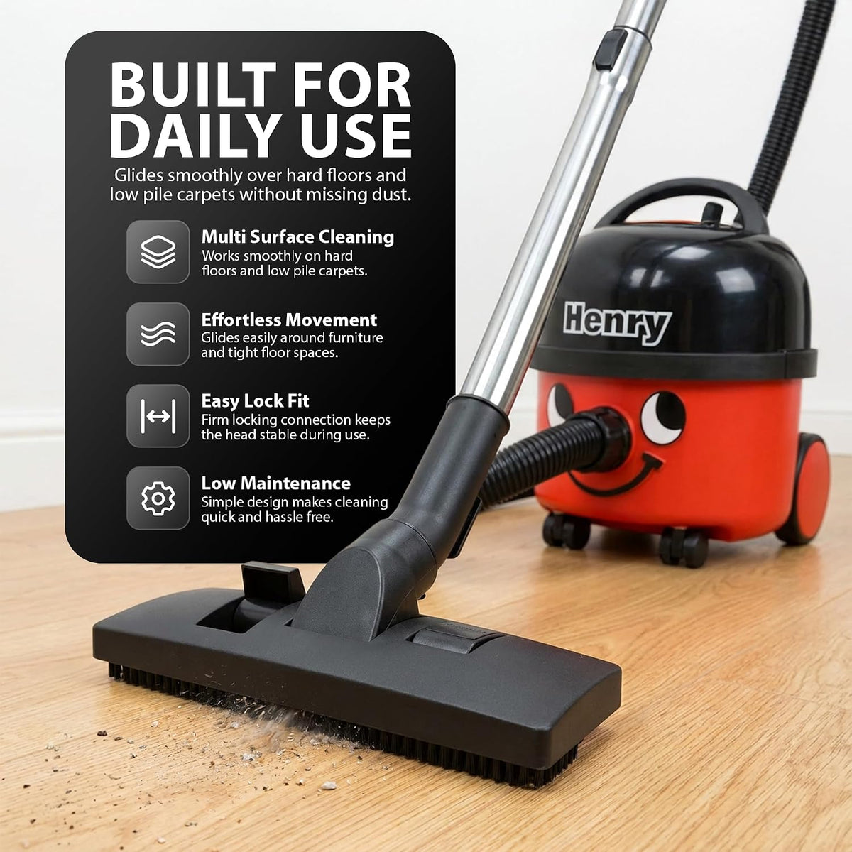 ZENO Hoover Head for Henry & Hetty – 32mm Floor Brush