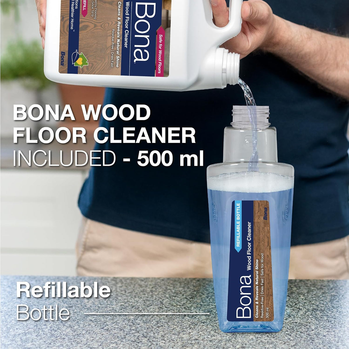 Bona Spray Mop Air Kit for Wood Floors – Blue