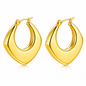 Elegant gold hoop earrings